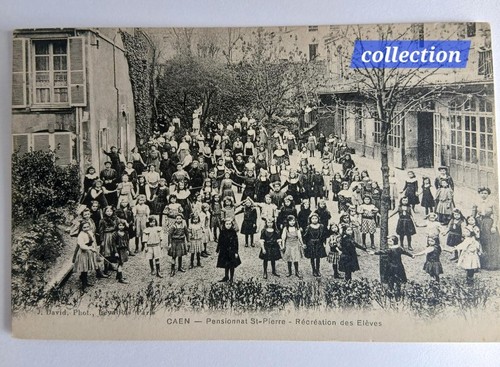 Cpa caen pensionnat pierre - caen,