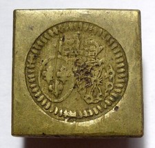 Louis XV et Louis XVI Poids monétaire pour le double Louis d’or aux écus ovales