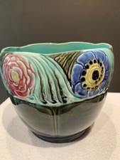 Cache-pot / jardinière Art déco Orchies France marque au moulin à vent