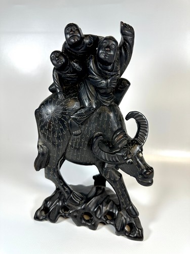 Sculpture chinois bois - sculpture, en