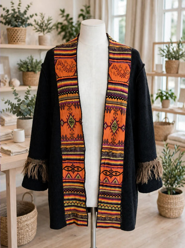 Rare gilet long - boho, chic