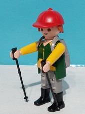 PLAYMOBIL FIGURINE RANDONNEUR CAMPEUR ALPINISTE MONTAGNARD SENTIER