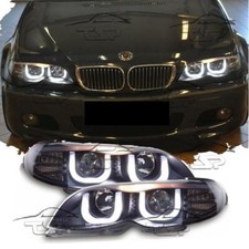 FEUX AVANT NOIR LED ANGEL EYES