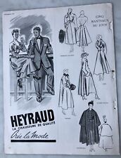 PUBLICITE ADS VOGUE 1948