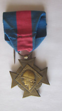 BELLE MEDAILLE DE BRONZE  SERVICES MILITAIRES VOLONTAIRES 1934 GROSSE TETE