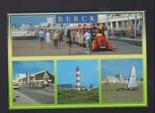 BERCK-PLAGE (62) CHAR à VOILE Sportif & PETIT TRAIN TOURISTIQUE en 1995