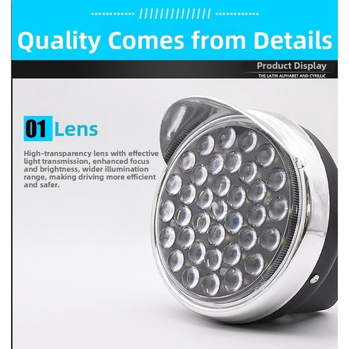 Phare led 36w double - 36w, faisceau