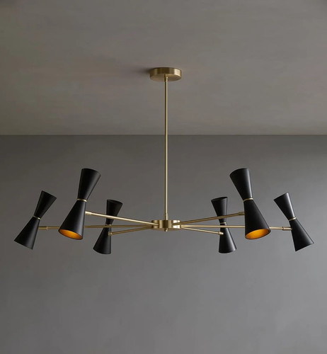 Lustre sputnik laiton fait - sputnik,