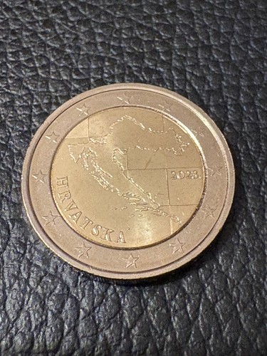 Pièce euros croatie - euros,