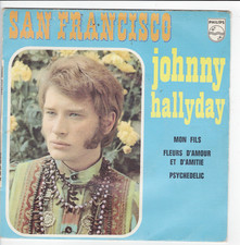 Johnny HALLYDAY       San Francisco    POCHETTE PAPIER   "7" 45 tours EP