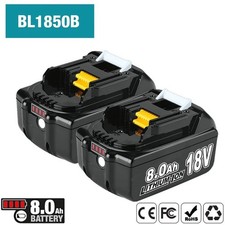 2x Pour Makita BL1860B 18V 8Ah Li-Ion Batterie 197422-4 BL1850B BL1840B BL1830B