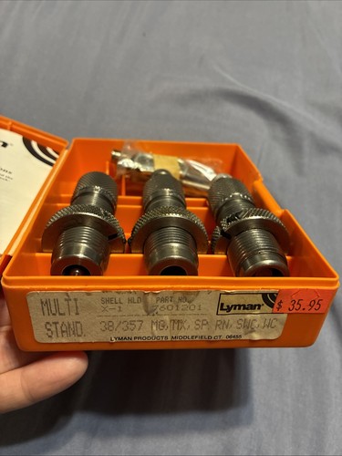 Lyman 357 reloading - 38/357, dies