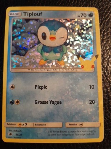 Carte pokémon macdo 25 - macdo, 20/25