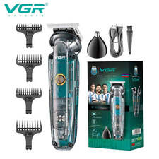 VGR Hair Clipper Professional Trimmer Rechargeable Hair Cutting Machine Cordless