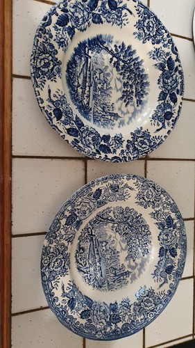 Anciennes assiettes decor - anciennes,