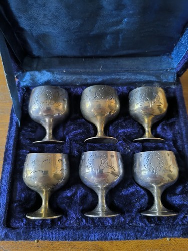 écrin six verrres liqueur - Écrin,