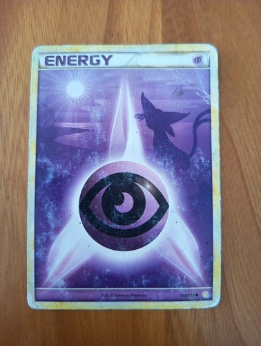 Carte pokemon énergie psy - carte,