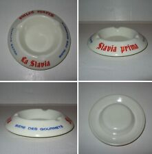 CENDRIER BIERE SLAVIA PRIMA,TBE,SGZ,VGC,VINTAGE,VERRE,ASHTRAY,ASCHENBECHER,BEER