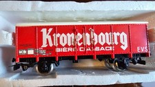 Jouef HI 506015 KRONENBOURG SNCF Echelle HO Wagon Couvert à 2 Essieux -...