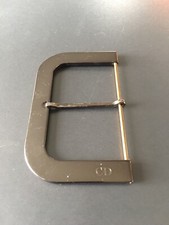 Christian Dior Importante Boucle De Ceinture Monogrammé CD Vintage French Brand 