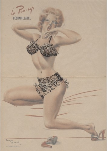 Réveil pin up - "rÉveil, de