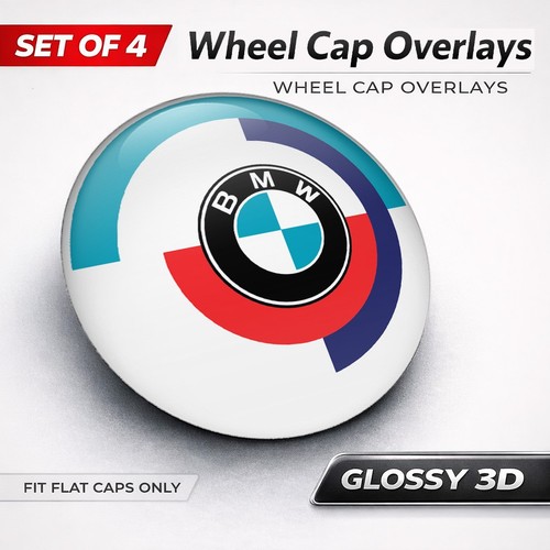 Bmw wheel hub - caps, 3d