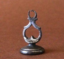 Matrice, sceau de ville, cachet de pouce 18ème, héraldique, noblesse, écusson