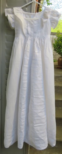 Robe baptême ancienne fil - de,