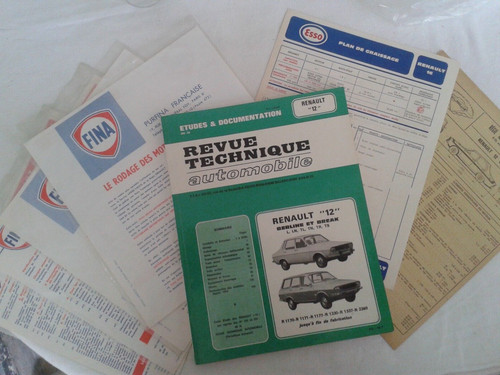 Lot revues techniques renault - lot,