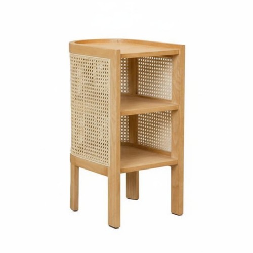 Table nuit cannage - en,
