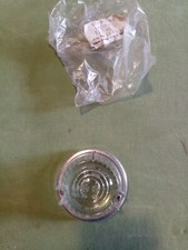 RENAULT 4L_1er modèle Cabochon de clignotant AV PK avec entourage en ALU