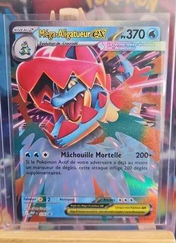 Carte pokemon mega aligatueur - carte,