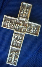 Circa 1920/25 :  Byzantine Orthodox Bronze Crucifix
