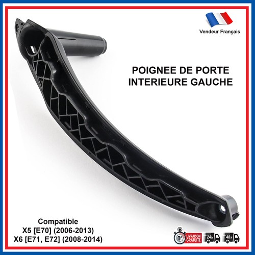 Poignée intérieur noir - intérieur, de