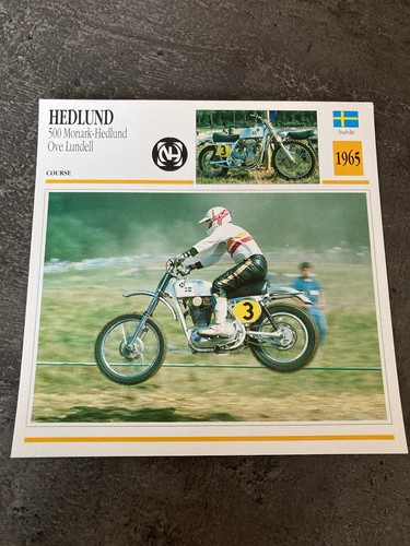 Carte fiche moto collection - carte,