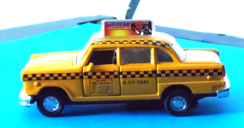 Voiture taxi jaune - , de