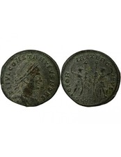 Rome Empire Constance II - Nummus, Soldats, deux étendards - 331 Arles