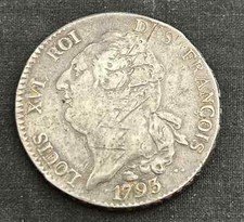 Louis XVI écu de 6 livres Constitutionnel 1793, Toulouse, Fauté