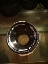 Objectif Canon FL 50 mm 1:1.8 Monture FD Pour Canon Argentique