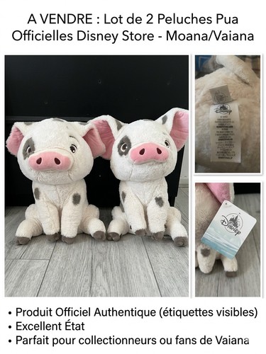 Lot peluches pua - lot, 2