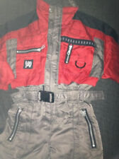 Combinaison de SKI Snowboard 8 ans - gris - rouge