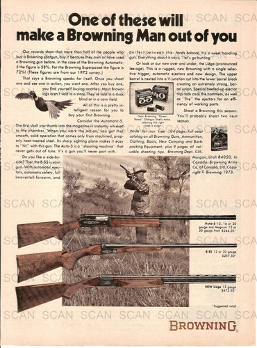1973 browning shotguns - browning,