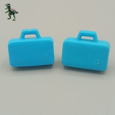 X2 Playmobil valise bleue valise voyage voiture avion 3139 3141 3133 3210 324...