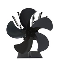 Ventilateur Poêle Électrique Ventilateur Poêle Souffleur Bois 5 Lames Ventilateur