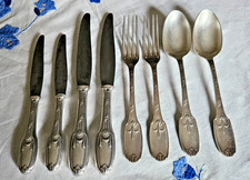 8 PIECES  CHARLES CHRISTOFLE MARIE ANTOINETTE STYLE LOUIS XVI FIN XIX S