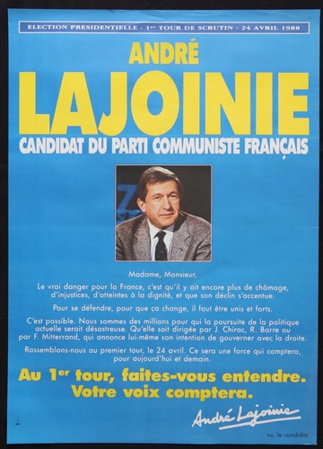 Affiche 1988 election - affiche,