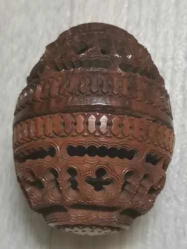 Etui chapelet oeuf noix - oeuf, en