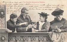 CP BERGERET FAMILLE DURAND AU THEATRE - 39504