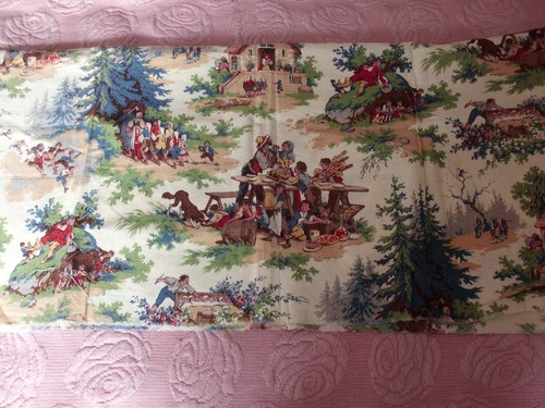 Coupon tissu ancien - coupon,