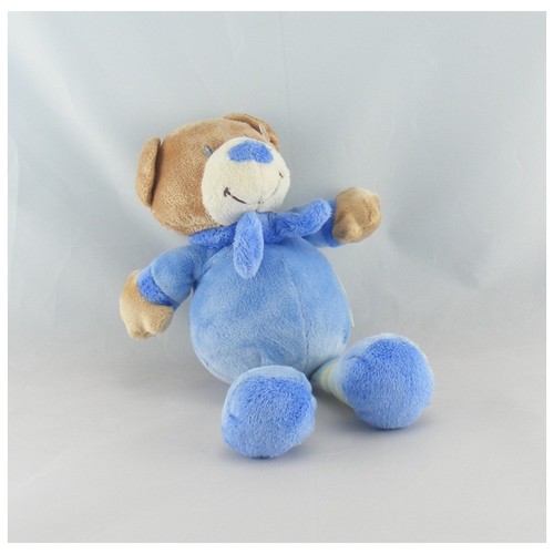 Doudou ours bleu grain ble - grain, de
